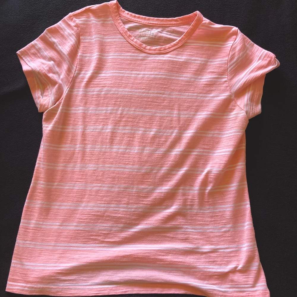 Pink striped shirt